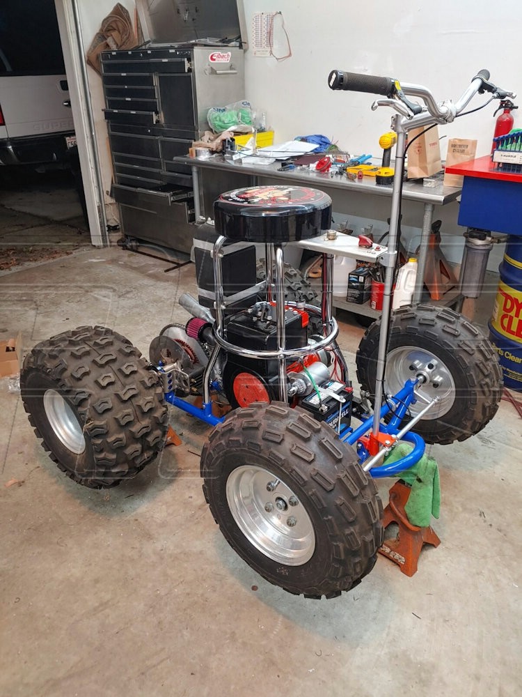 Bar Stool Racer with Offroad Tires - Race Fab Products